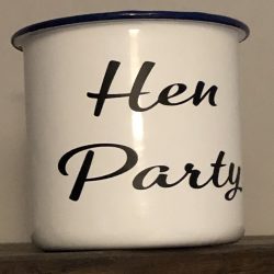 Hen Party Enamel Mug