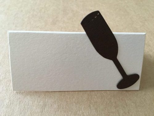 Champagne Glass Place Card