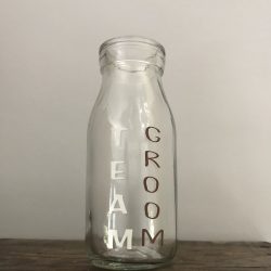 Team Groom Milk Bottle