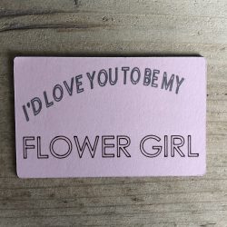 I'd Love You To Be My Flower Girl - Magnet