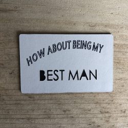 How About Being My Best Man - Magnet